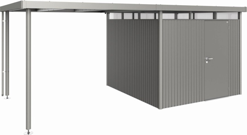 BIOHORT SIDETAK HIGHLINE H4 KVARTSGRÅ METALLIC