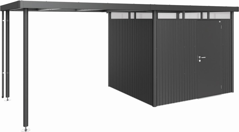 BIOHORT SIDETAK HIGHLINE H3 MØRK GRÅ METALLIC