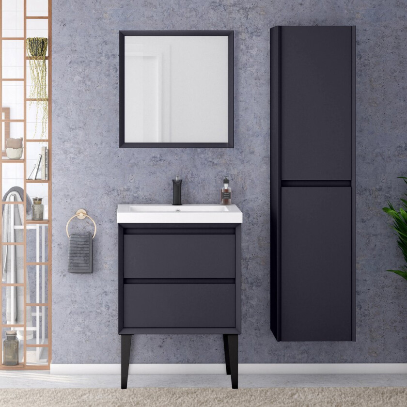 ALLIBERT DELTA UNDERSKAP 60 CM PRØYSSISK MATT BLÅ