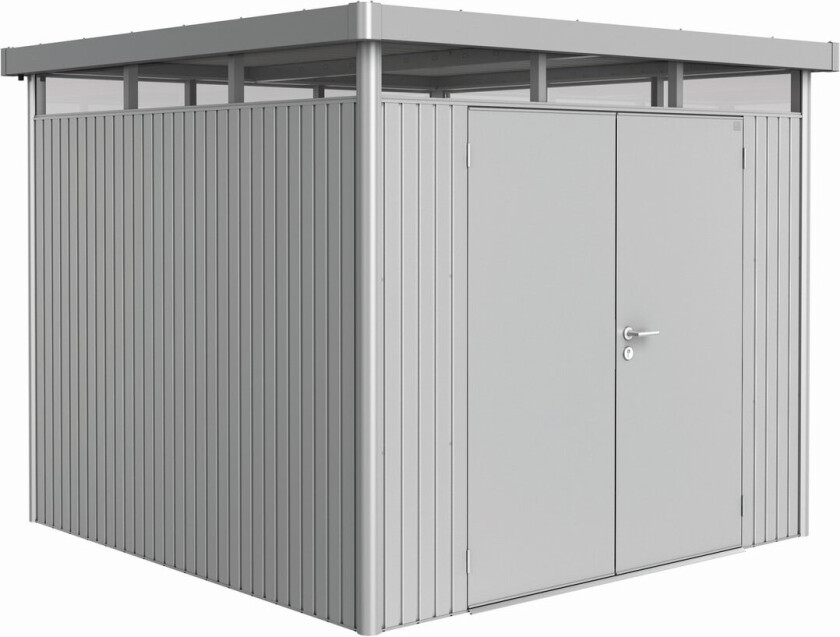 BIOHORT UTEBOD HIGHLINE H4 2 DØRER SØLV METALLIC