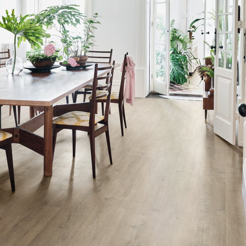 Laminatgulv Lillehammer Mature Taupe Oak