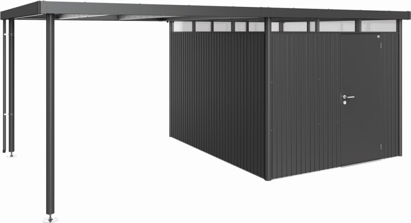 BIOHORT SIDETAK HIGHLINE H5 MØRK GRÅ METALLIC