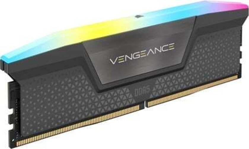 Vengeance RGB DDR5-5200 - 32GB - CL40 - Single Channel (1 pcs) - AMD EXPO & Intel XMP - Grå med RGB