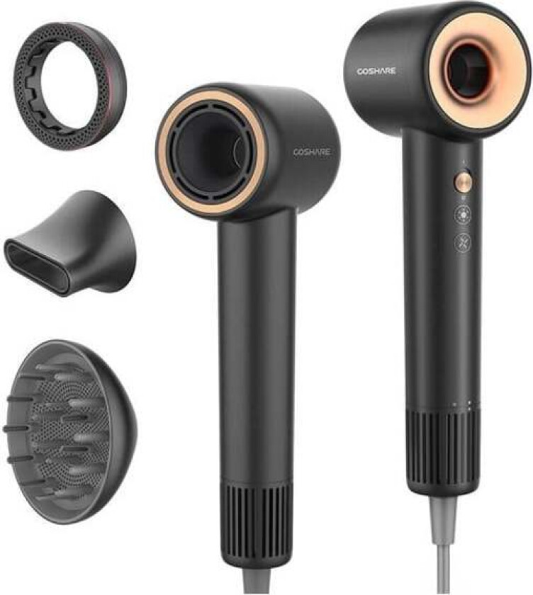 Hårføner Hair Dryer SuperFlow1 Pro (black) - 1600 W