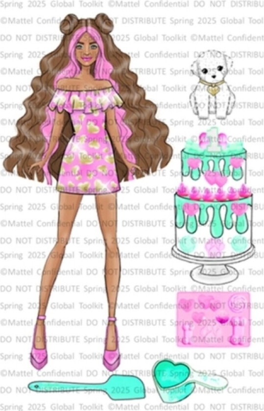 Party Unboxed Black Doll