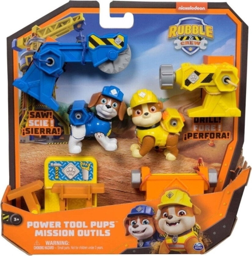 Rubble & Crew Power Tool Pups 2 Pack