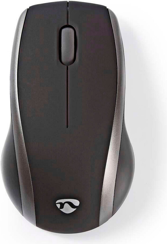 USB Trådløs Mus m/5 knapper (1200 dpi) Svart - Nedis