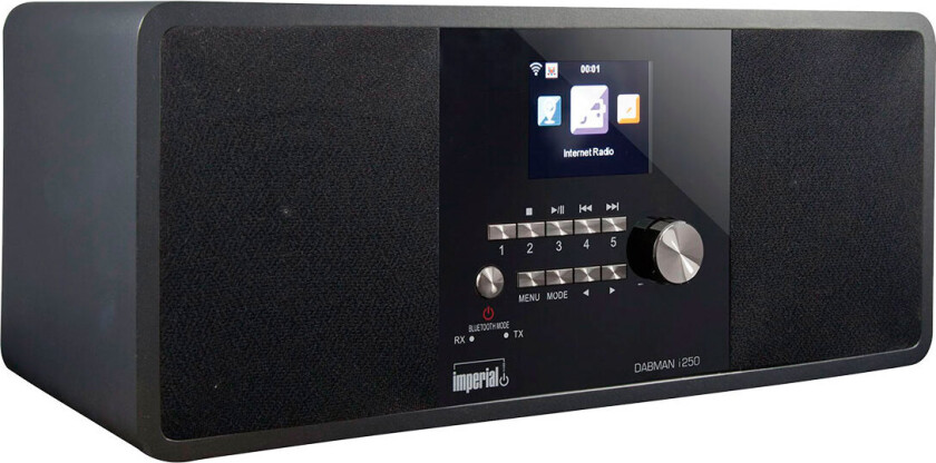 DAB+/Internet radio (m/Bluetooth) Svart-Imperial Dabman i250