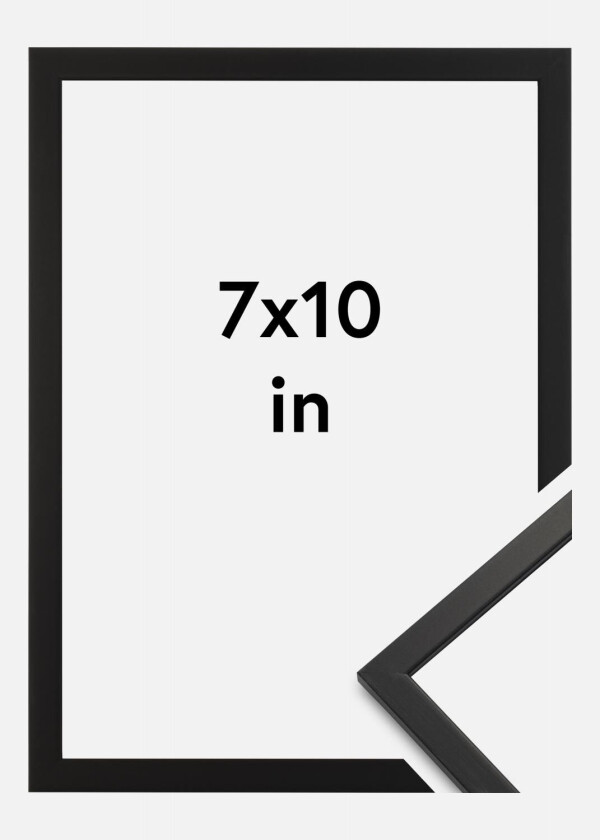 Ramme Edsbyn Akrylglass Svart 7x10 Inches (17,78x25,4 Cm)