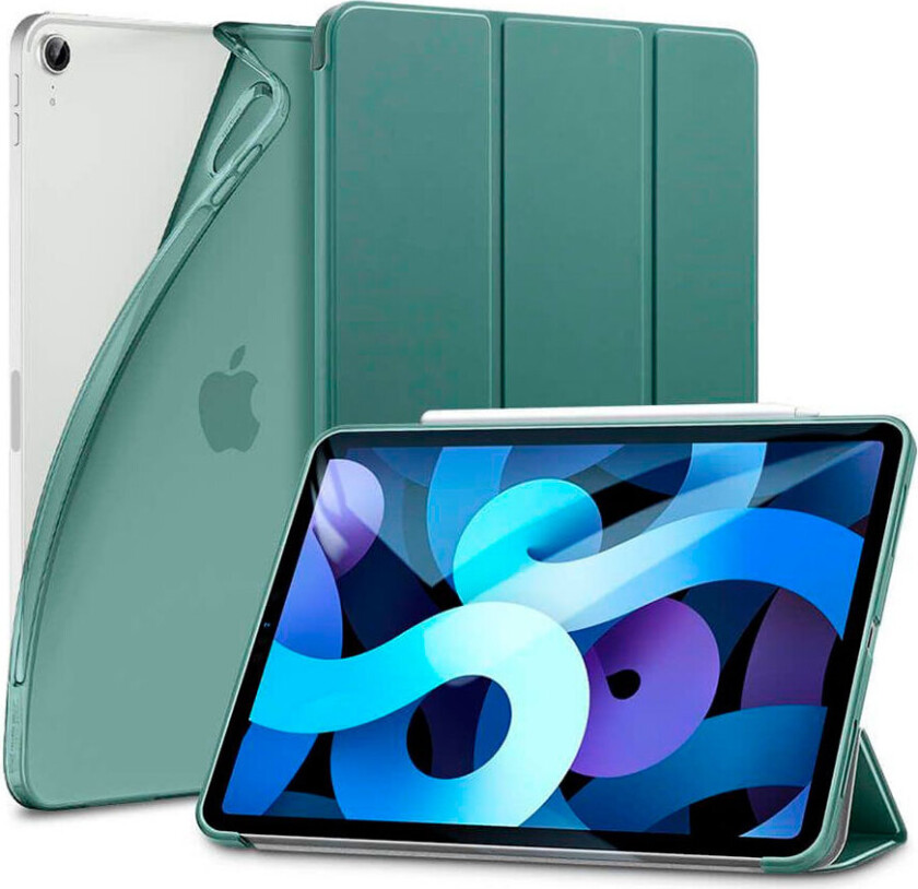Rebound Slim iPad-deksel (Air 4 2020) Castus Green