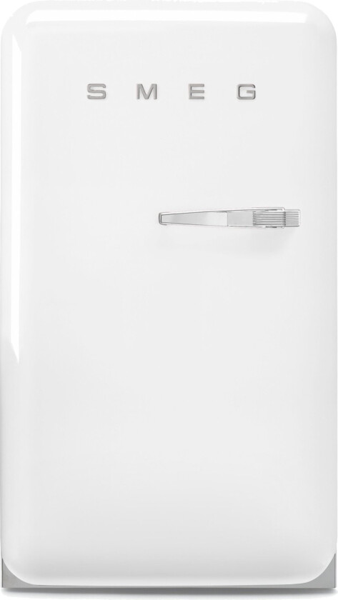 FAB10 kjøleskap med flaskeholder, hvit
