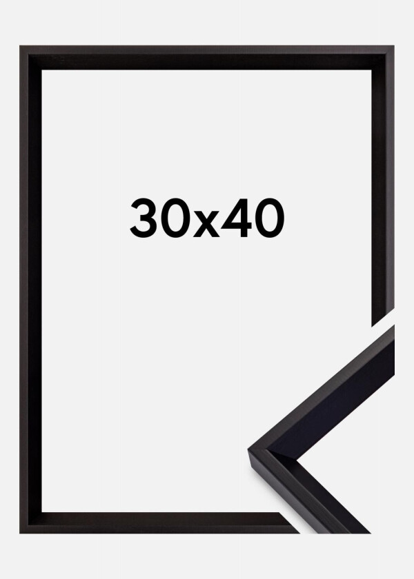 Ramme Globe Akrylglass Svart 30x40 Cm