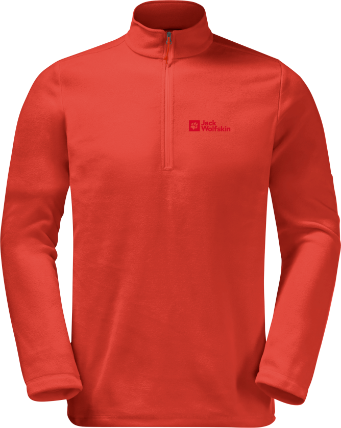Men's Taunus Halfzip S, Strong Red