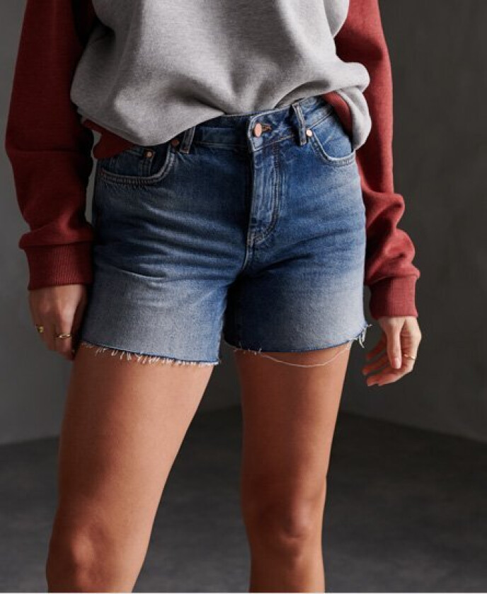 Denim Mid Length shorts
