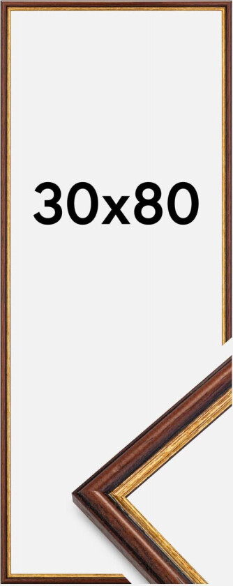 Ramme Horndal Akrylglass Brun 30x80 Cm