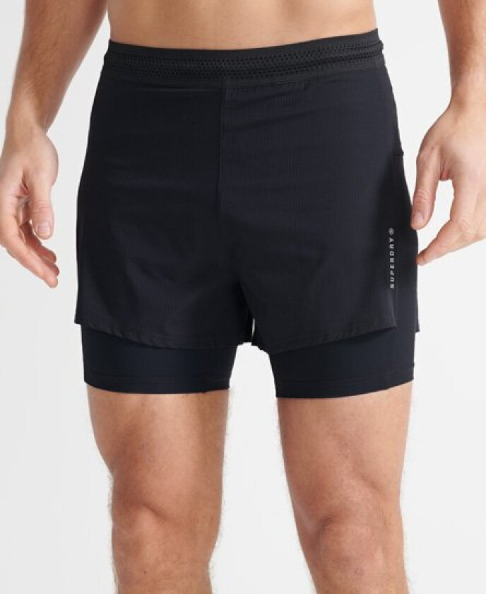 Sport Run Premium-shorts i flere lag.