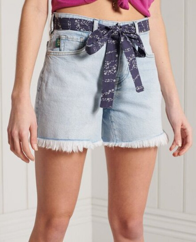 Smale Vintage-shorts med mellomhøyt liv