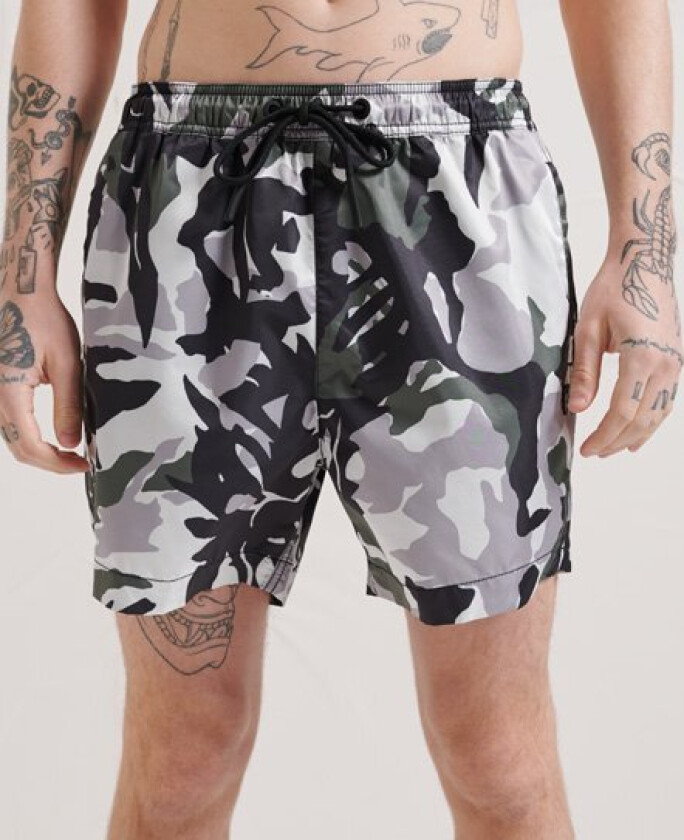 Energy badeshorts med kamuflasjemønster