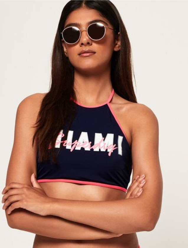 90-talls Summer Halter-bikinitopp