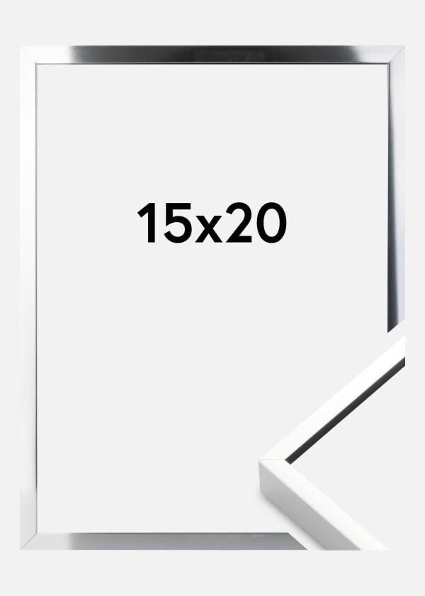 Ramme  Premium Alpha Blank Sølv 15x20 Cm