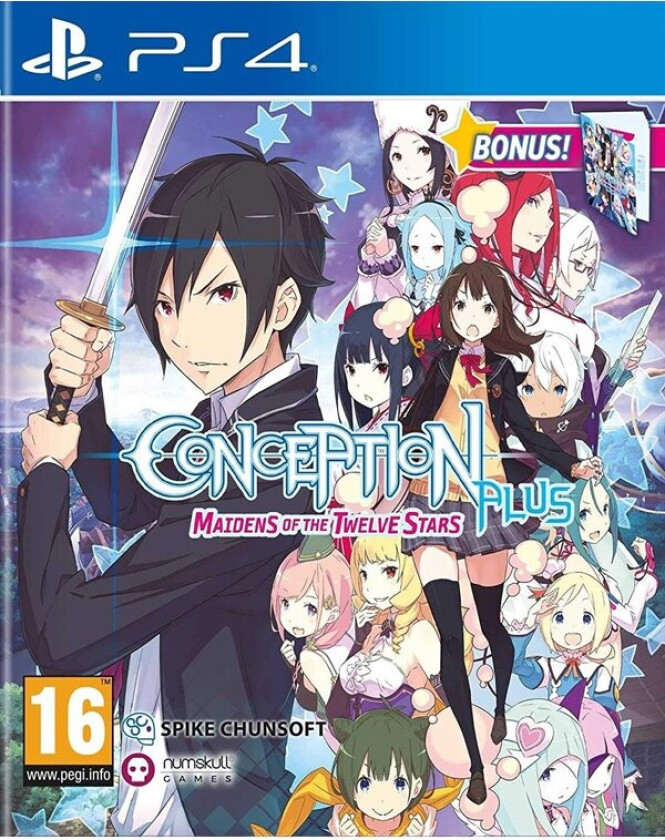 Conception Plus: Maidens of The Twelve Stars - Sony PlayStation 4 - RPG