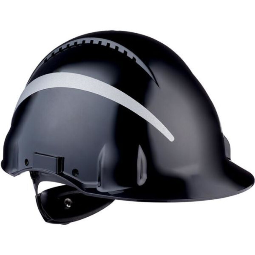 G3000 Vernehjelm med reflekser Svart