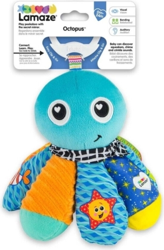 Lamaze Clip & Go Salty Sam The Octopus