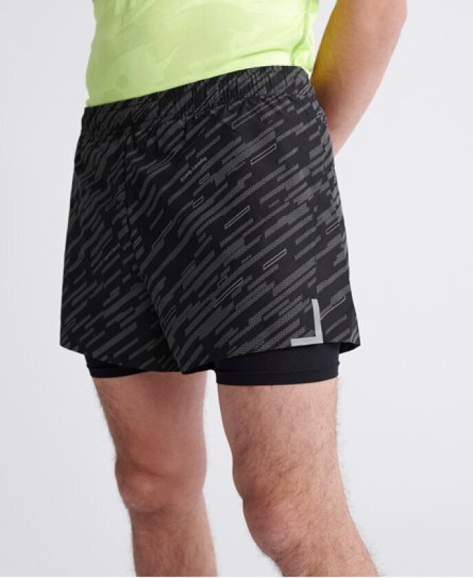 Lette Training-shorts med reflekstrykk