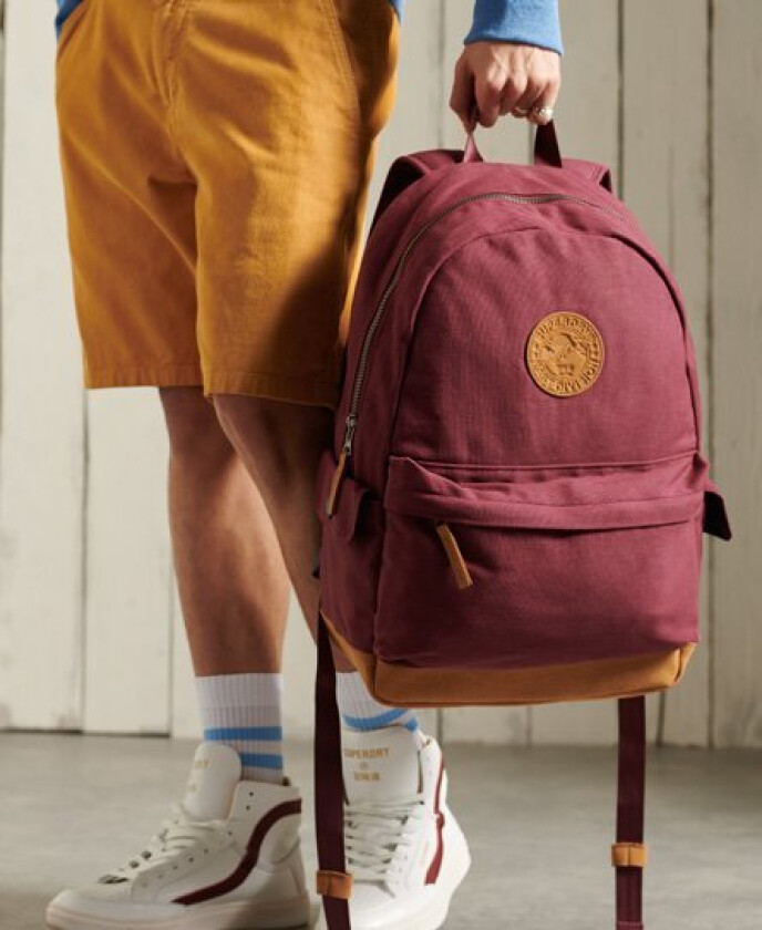 Unisex Montana-ryggsekk i vokset lerret