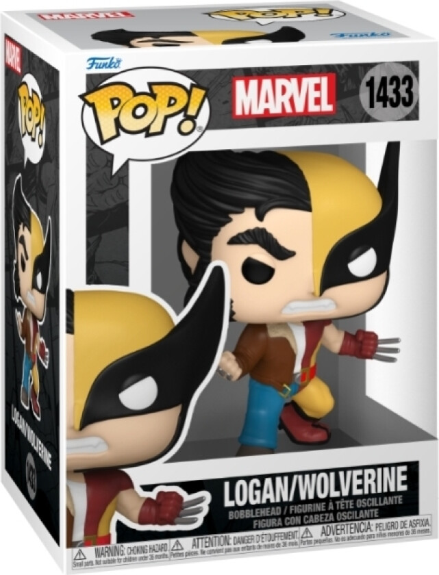 Funko! Pop Vinyl Split Wolverine/Logan