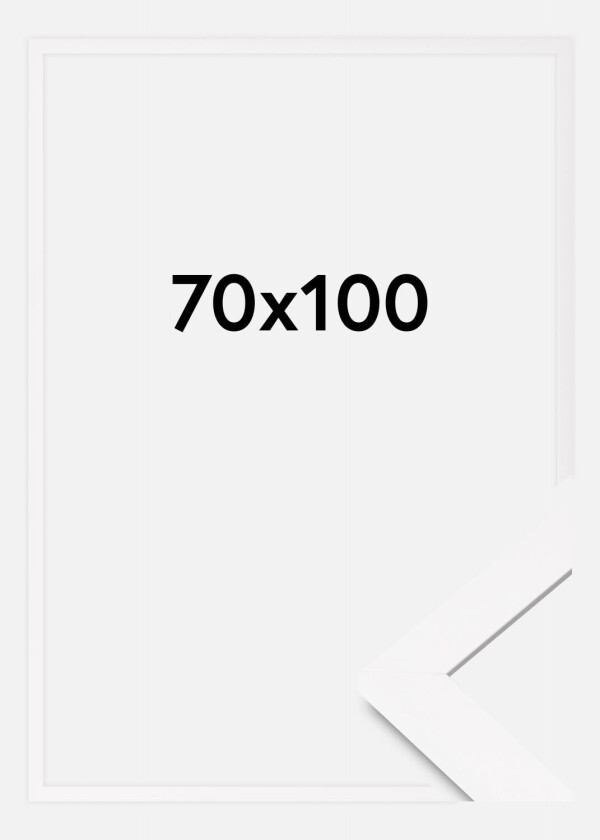 Ramme Bga Classic Akrylglass Hvit 70x100 Cm