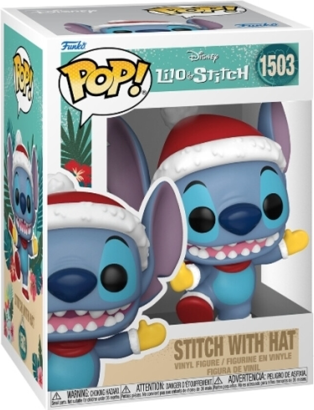 Funko! Pop Vinyl Disney Hdly Stitch W/Hat