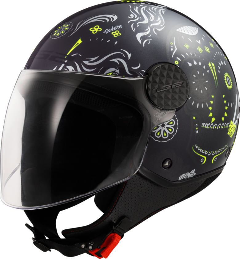 Halvhjelm OF558 Sphere Lux II Maxca Svart-Hi-Vis Gul