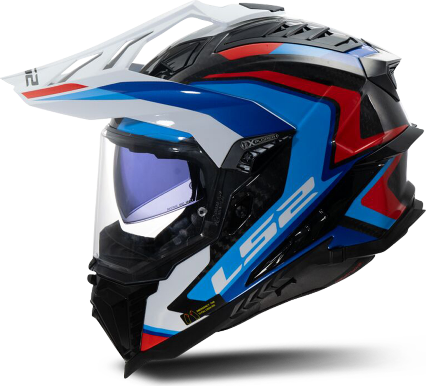 Crosshjelm MX701 Explorer C Hvit-Blå
