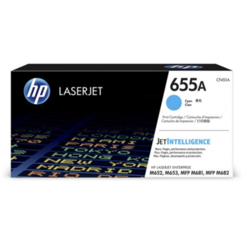 Hp Toner Cyan 655a - Cf451a