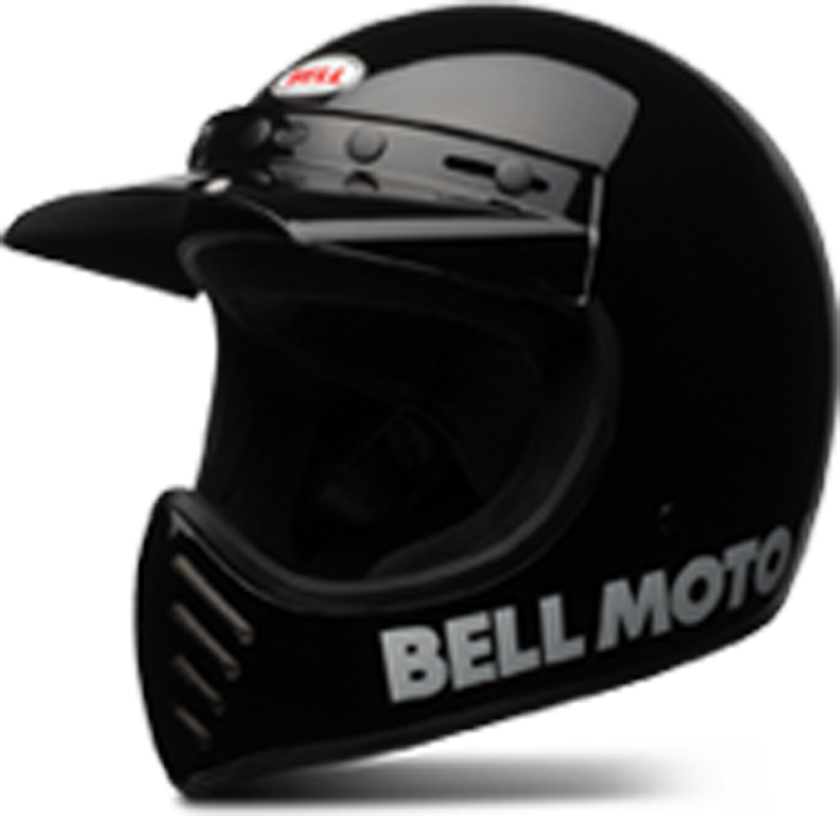 BELL Helhjelm Moto-3 Classic Svart