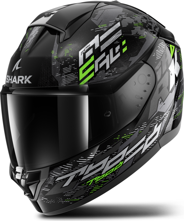 Ridill 2 Molokai Full Face Helmet Black-Silver-Blue
