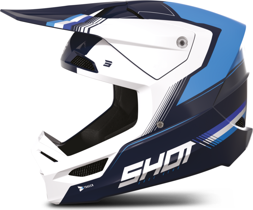 Shot Race Gear Crosshjelm Shot Race Mips® Tracer Blå