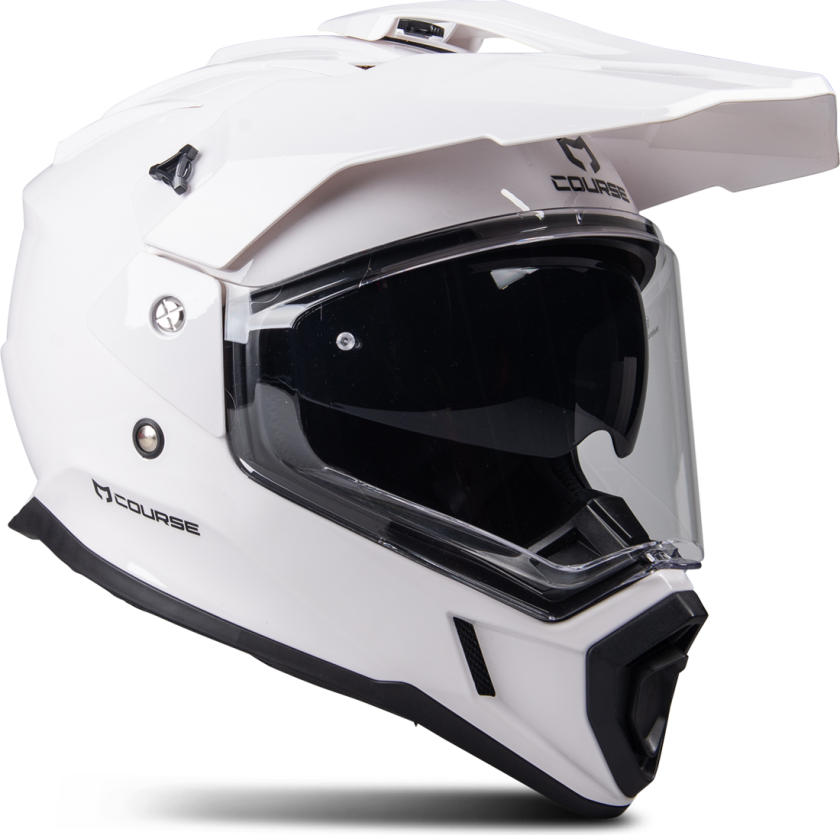 Adventurehjelm Drift Blank Hvit