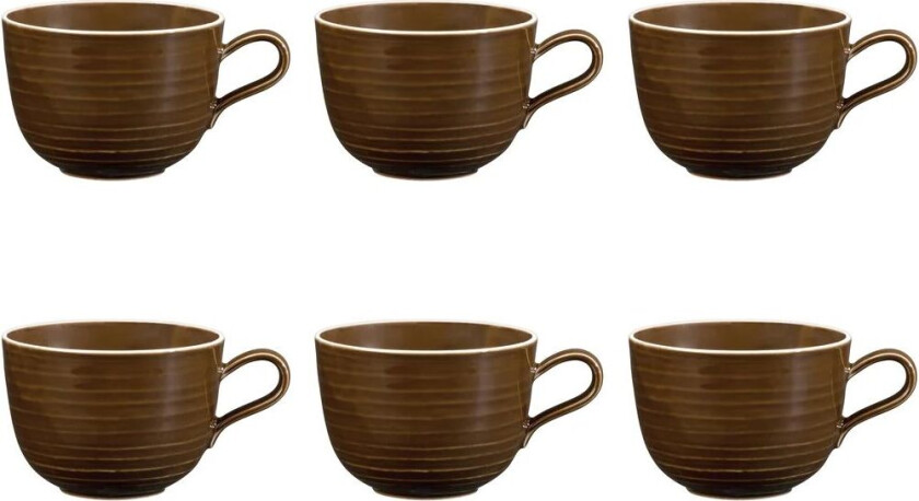 Terra kopp 38 cl 6-pakning Earth Brown