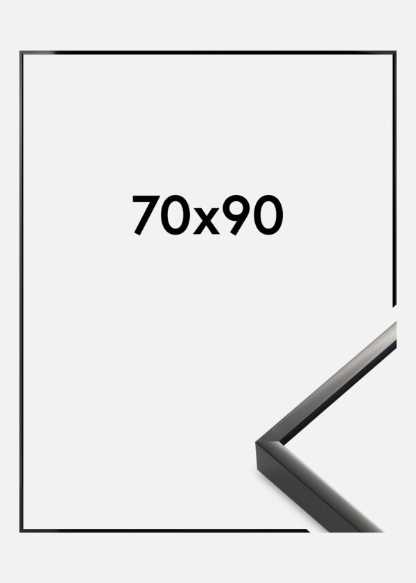 Ramme  Premium Alpha Blank Svart 70x90 Cm
