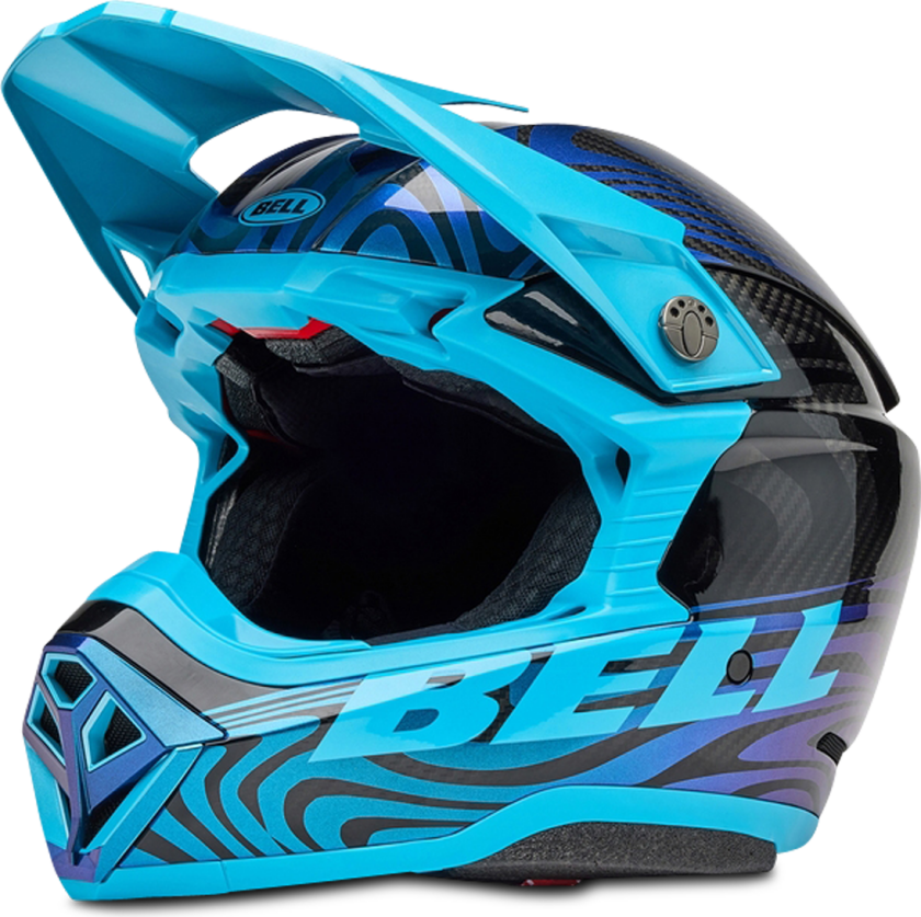 BELL Crosshjelm Moto-10 Spherical Blå