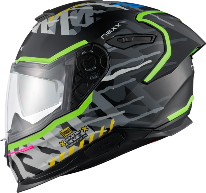 Helhjelm SX.100R Urbangram Svart MT