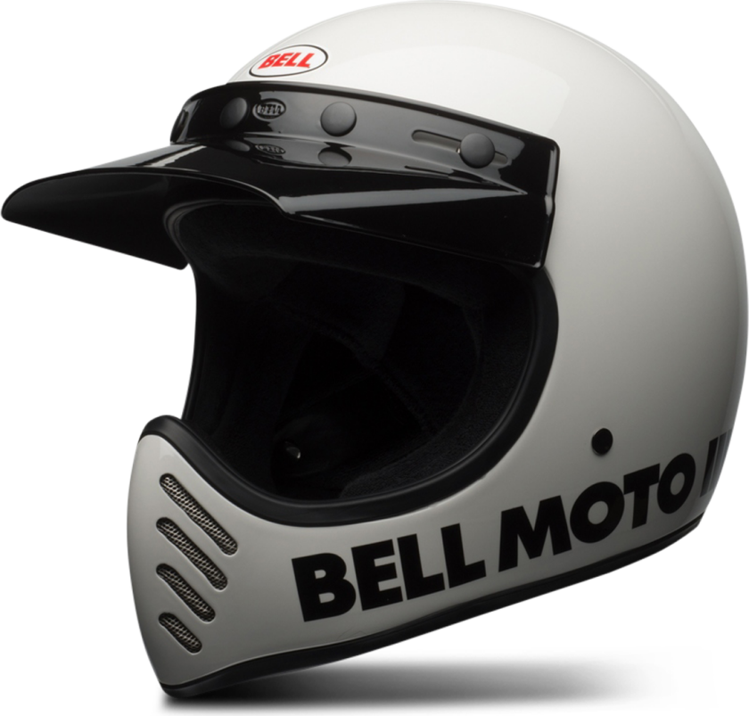 BELL Helhjelm Moto-3 Classic Hvit