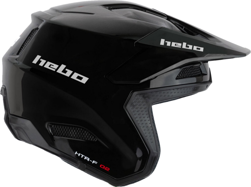 Hebo Trialhjelm Zone Pro Monocolor Svart
