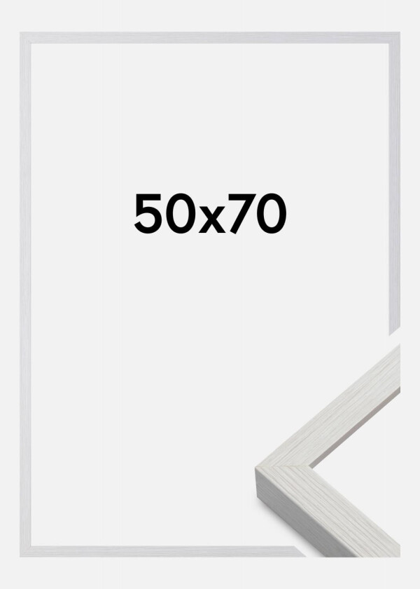 Ramme  Premium Quadrum Snøhvit 50x70 Cm