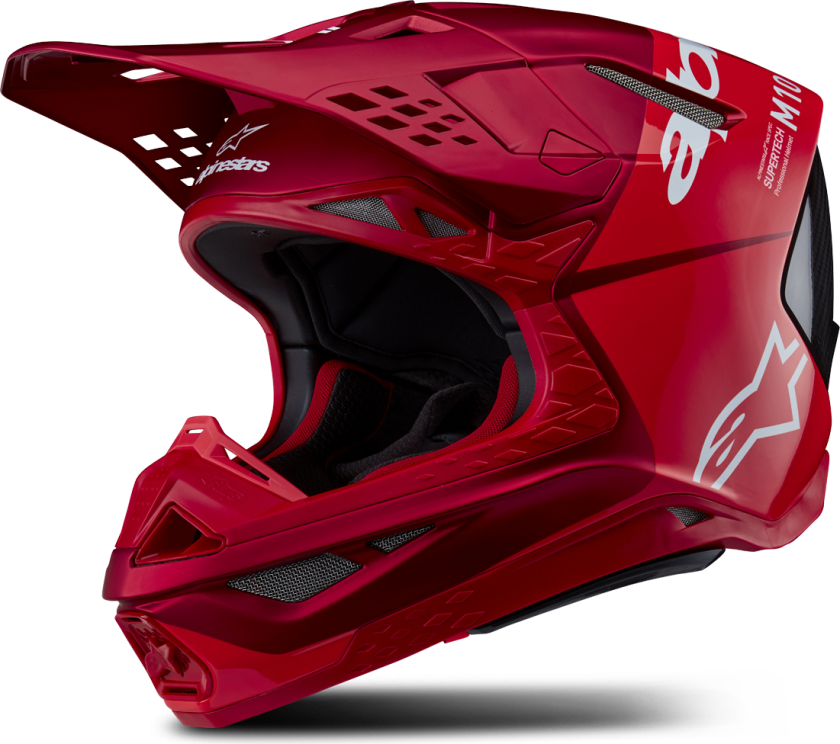 Crosshjelm Supertech S-M10 Flood Rød