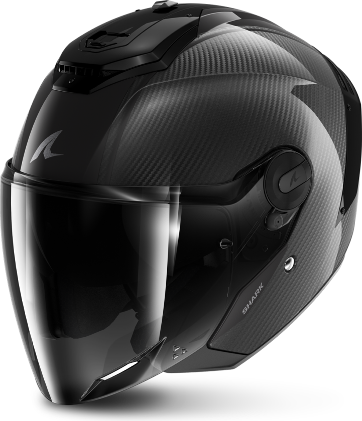 Halvhjelm RS Jet Carbon Skin Karbon-Svart
