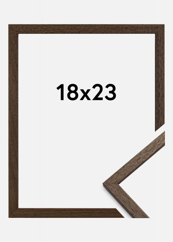 Ramme Edsbyn Akrylglass Valnøtt 18x23 Cm