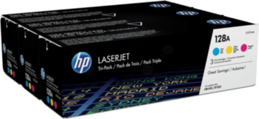 Hp Toner Kit 128a (c/y/m) 1.3k - Cf371am